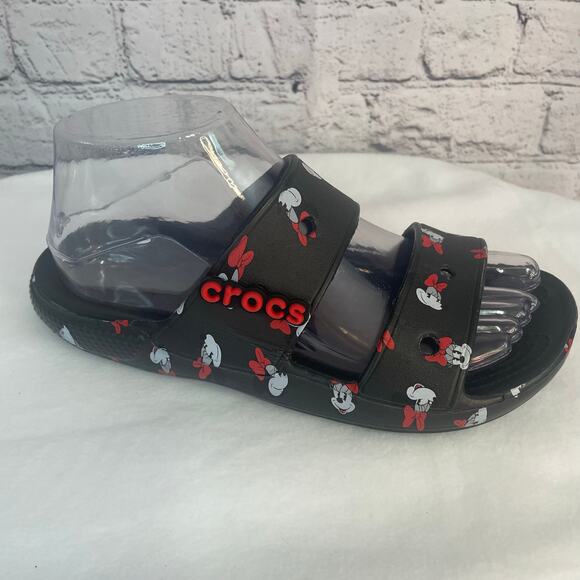 Disney x Crocs Minnie Mouse size M 5/W 7 good used condition Park Exclusive! - Picture 1 of 8